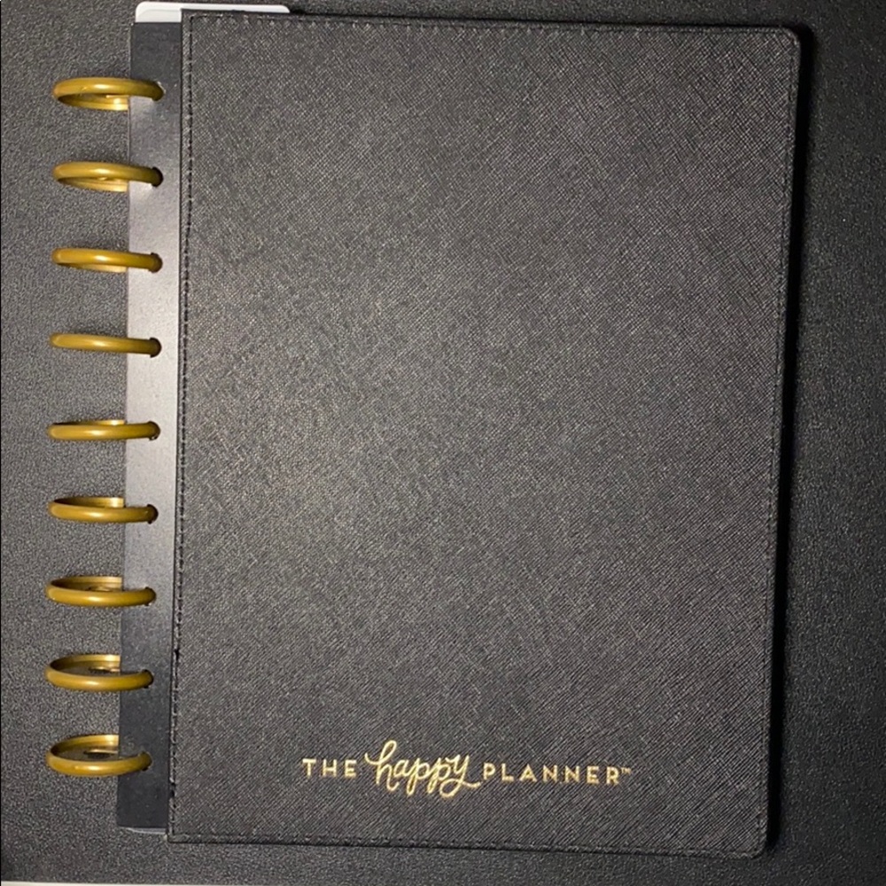 Classic Happy Planner Black Cover